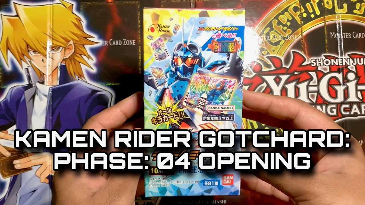 KAMEN RIDER GOTCHARD: RIDE CHEMY CARD PHASE: 04 BOOSTER OPENING | 仮面ライダーガッチャード