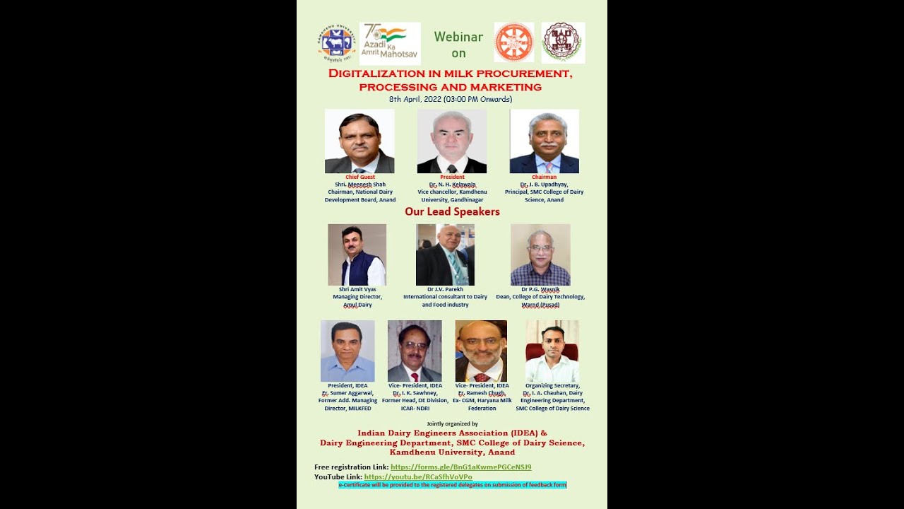 Digitalization in milk procurement, processing and marketing