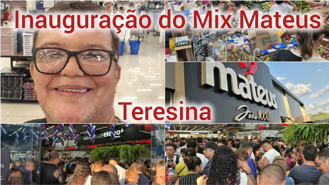 Inauguração do Mateus Super Mercado, Lojas HAVAN. Teresina Piauí 