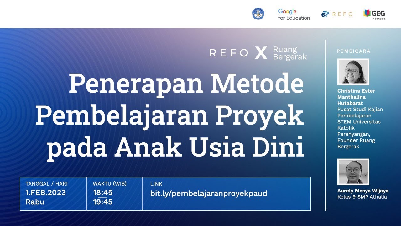 Penerapan Metode Pembelajaran Proyek pada Anak Usia Dini
