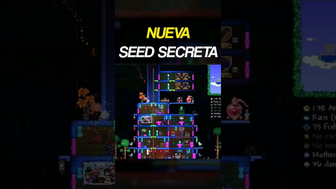 NUEVA SEED SECRETA EN TERRARIA 🤫 #terraria #maketerraria #juegosandroid #make