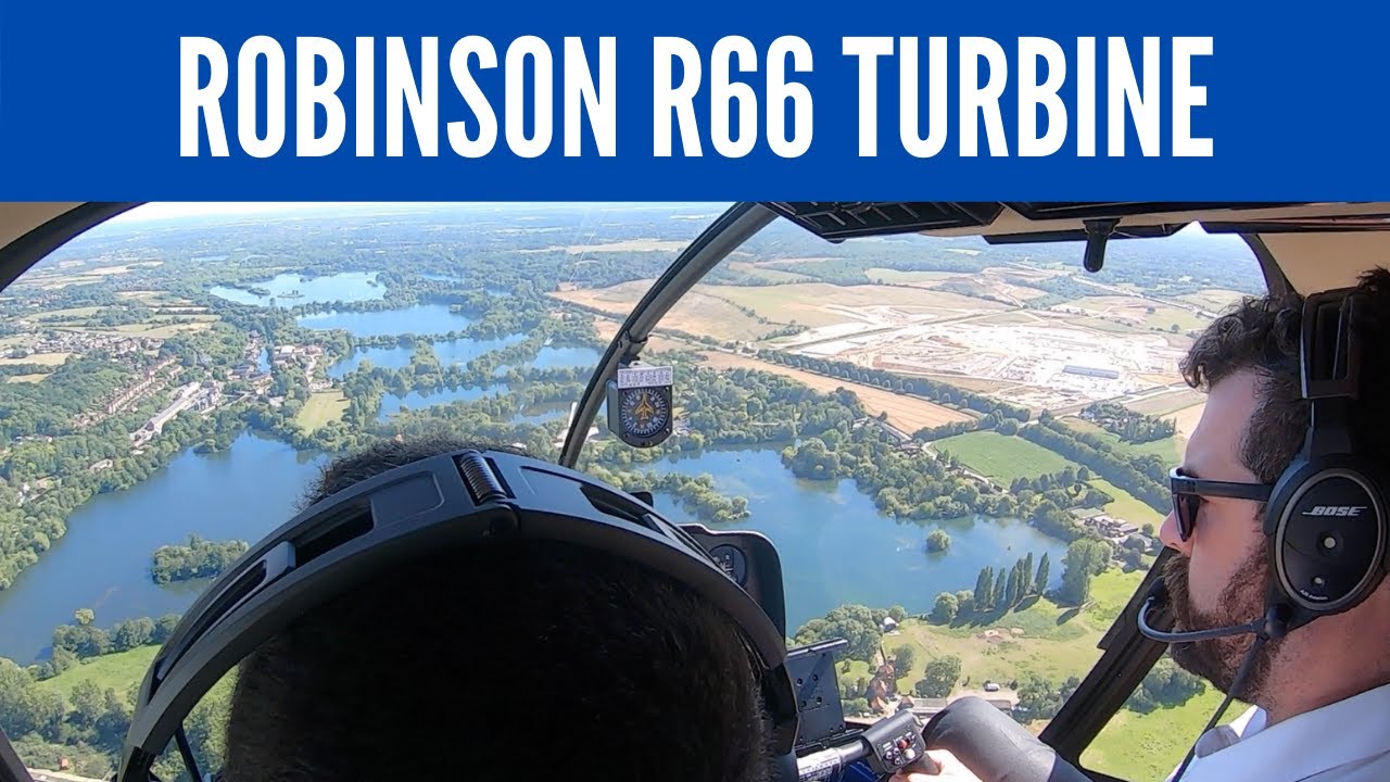 How To Fly A Robinson R66 Helicopter | Intro Flight - Elstree to Denham | Full ATC