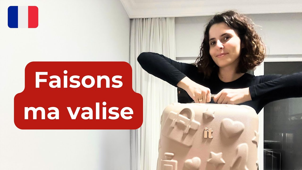Faisons ma valise ensemble ! - Vlog en fran&ccedil;ais avec sous-titre(S)