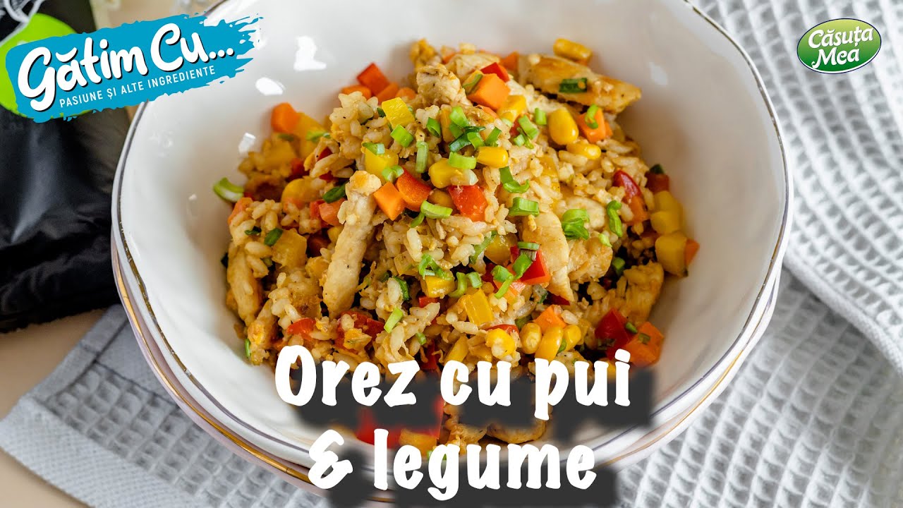 Orez cu pui & legume