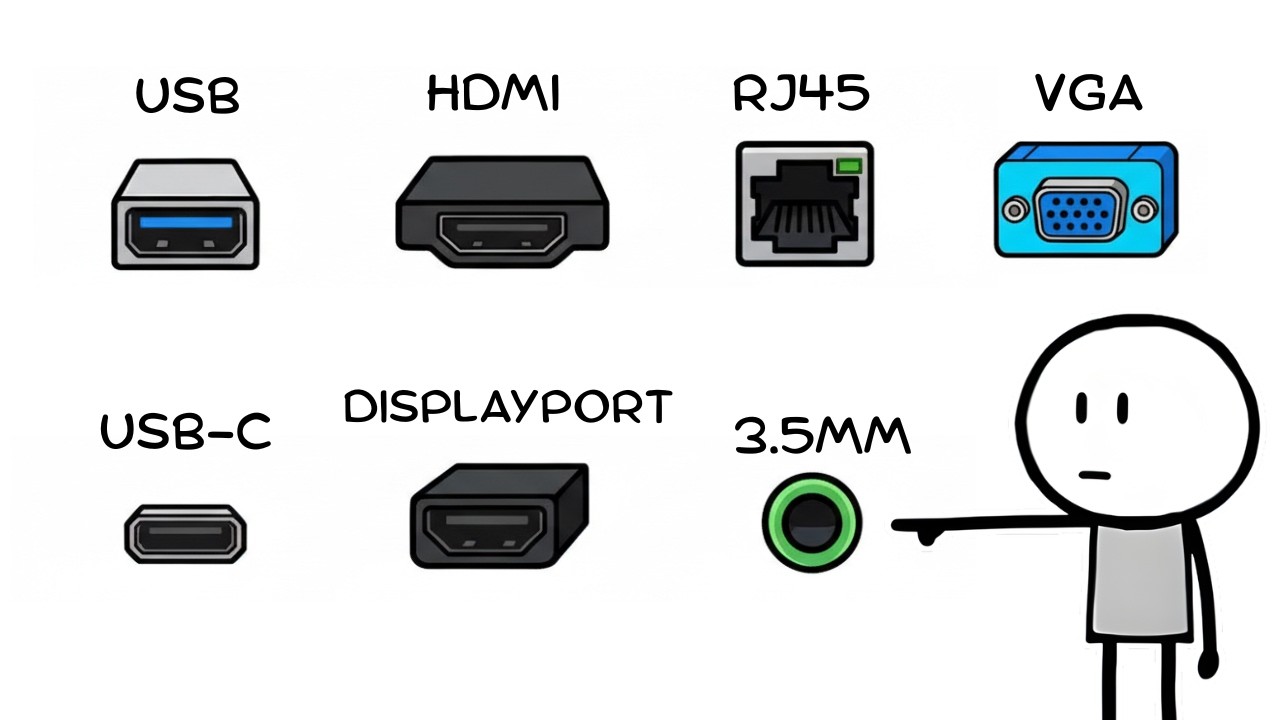 Every Computer Port Explained: Stop Guessing What to Plug In
