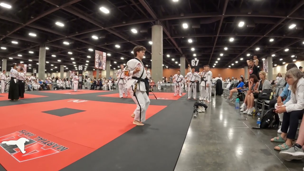 Taylor Wallace 2024 ATA World Champion Forms.  Men's 18-29 4th and 5th Degree Black Belts.