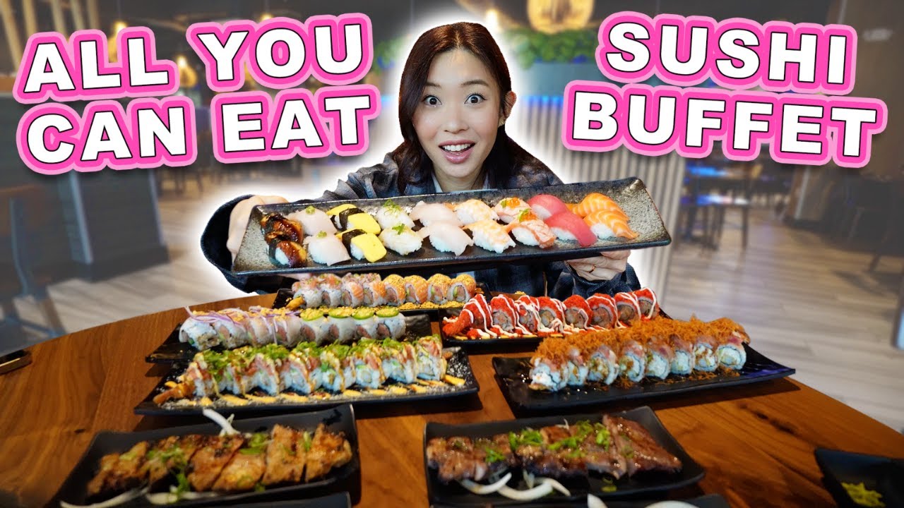 Insane ALL YOU CAN EAT SUSHI 🍣 || [Honolulu, Hawaii] Fresh Fish Buffet!