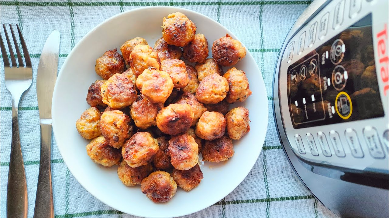 Tefal One Pot - chifteluțe din carne de porc, pufoase și delicioase