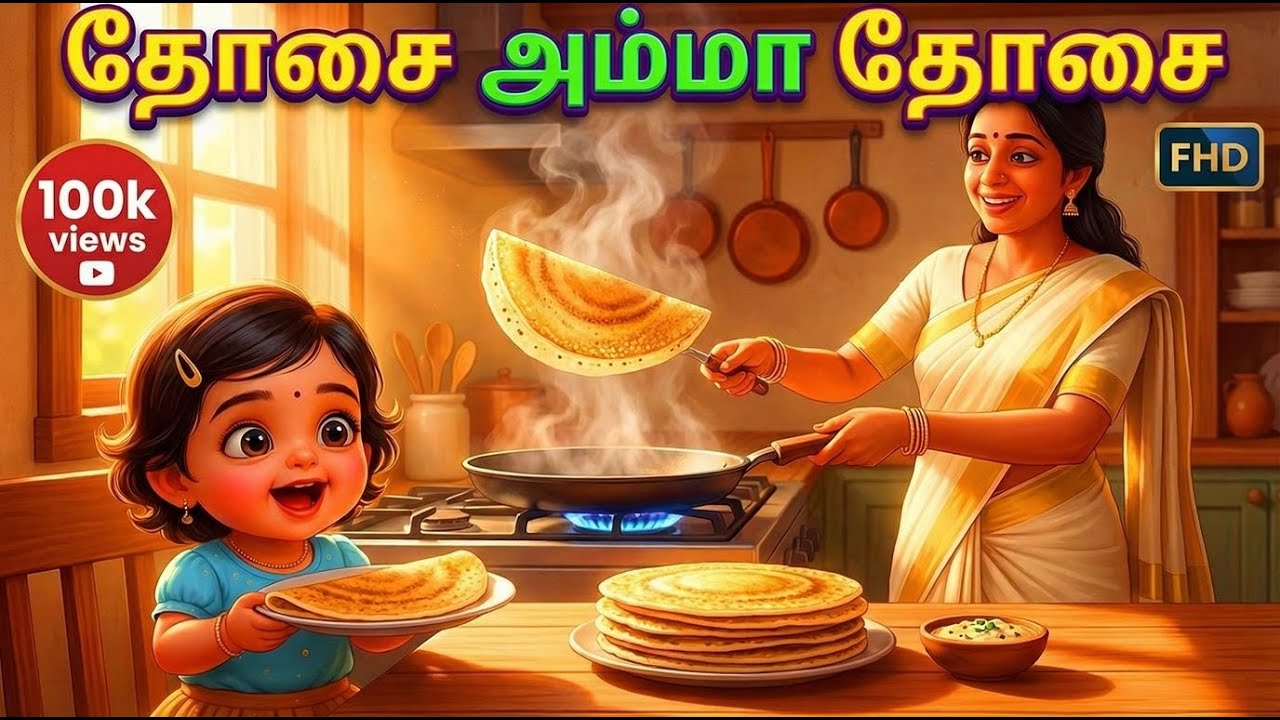 தோசை அம்மா தோசை | DOSAI AMMA DOSAI | LITTLE KAYAL TV |