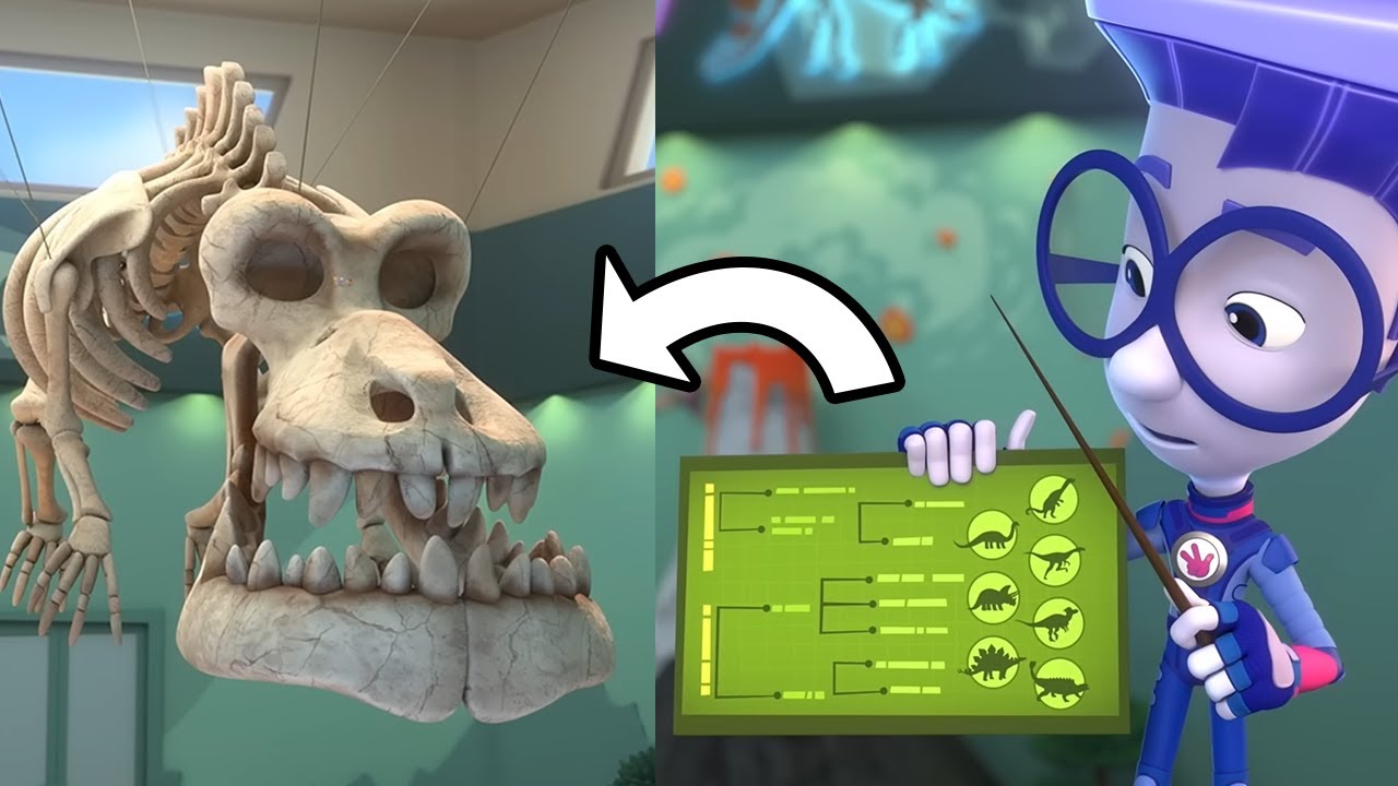 Digit teaches everyone about Dinosaurs | The Fixies