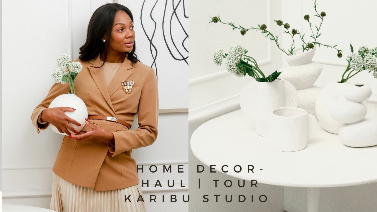 HOME DECOR HAUL  TOUR KARIBU STUDIO
