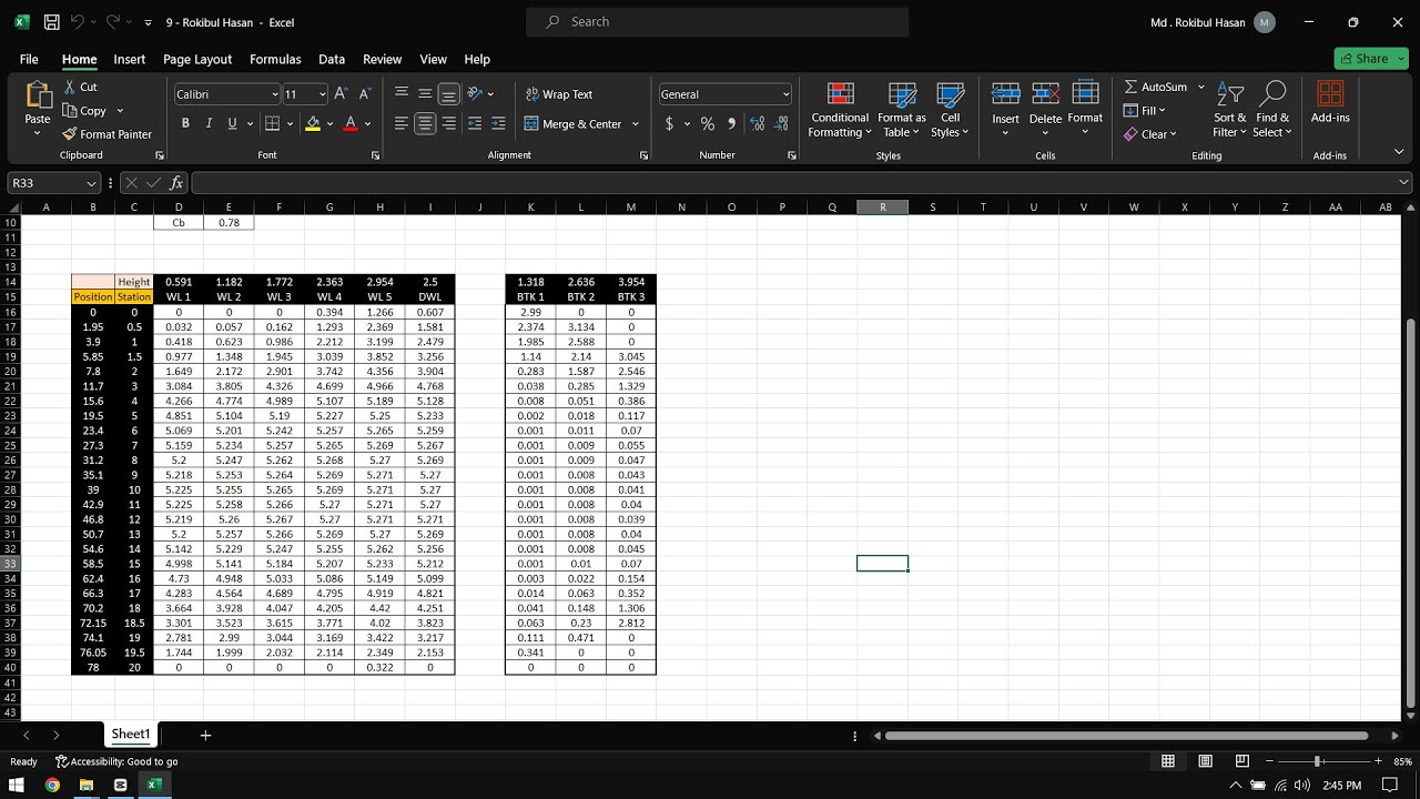 Tutorial_ 4.0 Offset Table _in Maxsurf