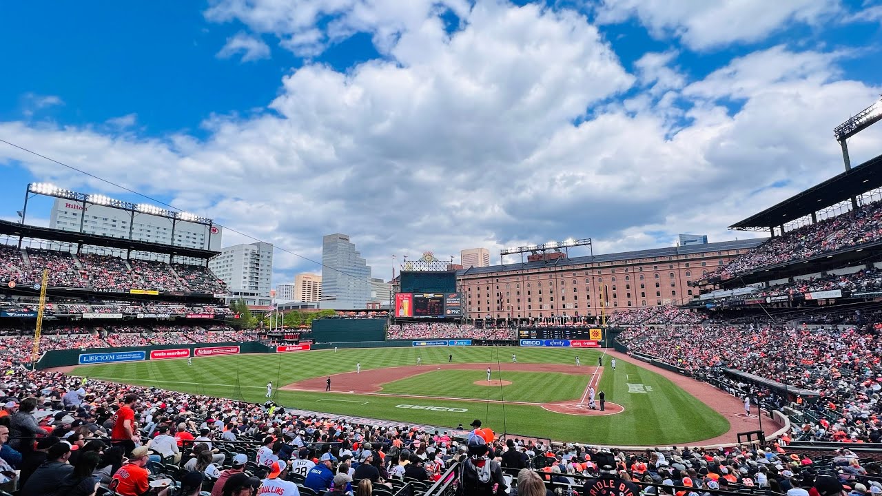 7th inning stretch at Oriole Park