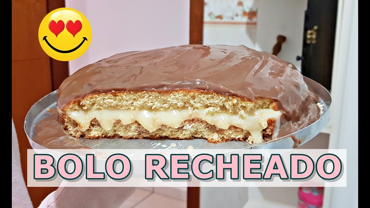Bolo Recheado - Como eu faço ♥