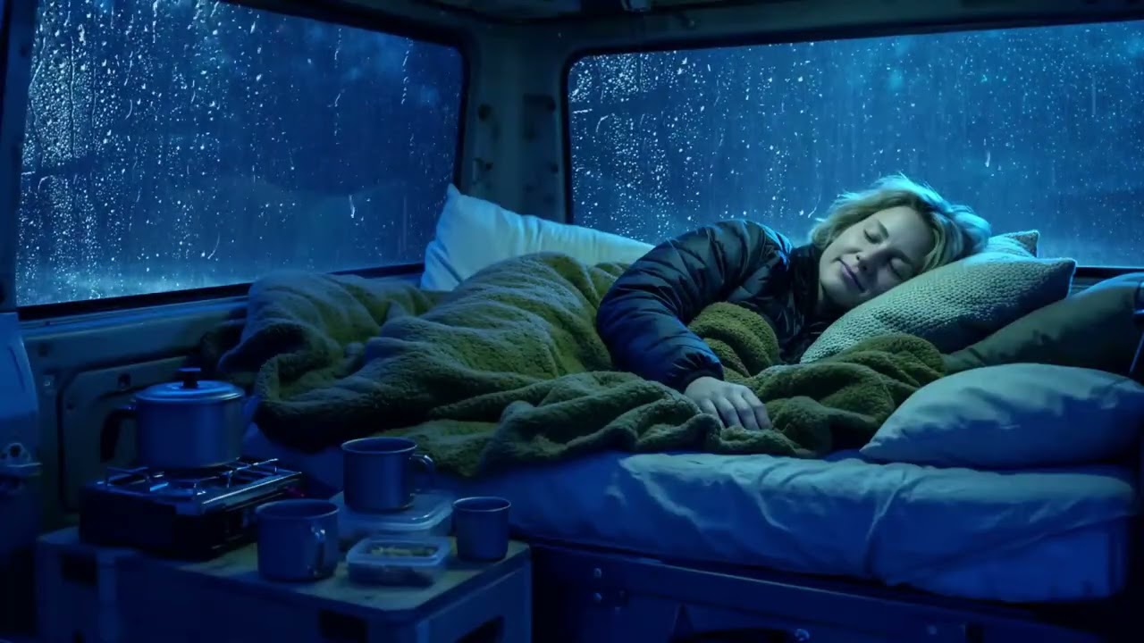 Extreme Rain & Thunder Sounds on Car Roof 🌧️ | Deep Sleep Ambience & Relaxation White Noise