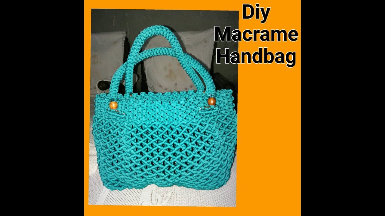 How to make macrame handbag # design 3
