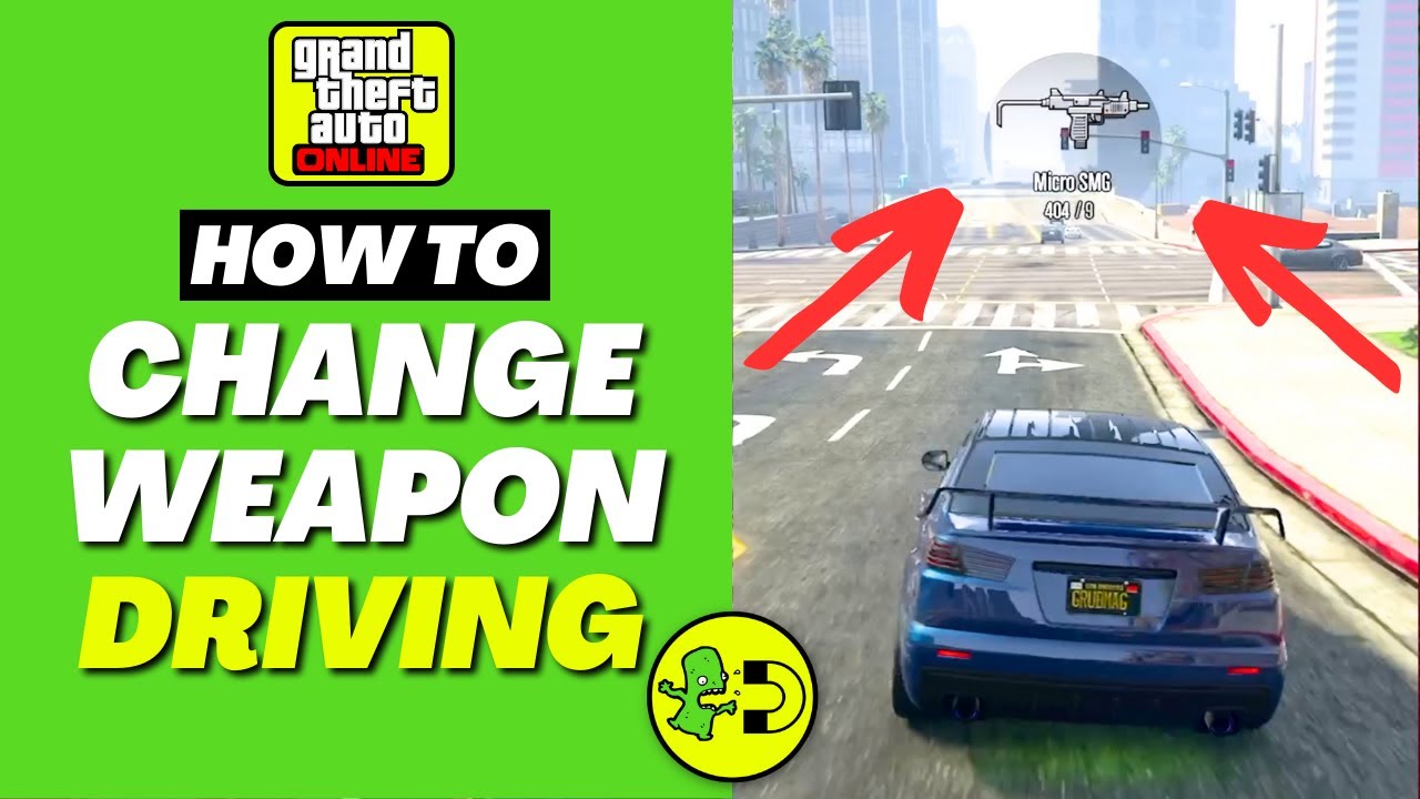 GTA Online: как сменить оружие во время вождения