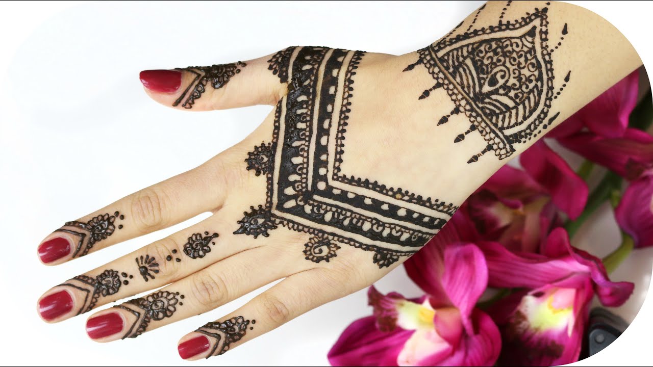 HENNA Tutorial #6 - Ganze Hand und Armgelenk | Sanny Kaur