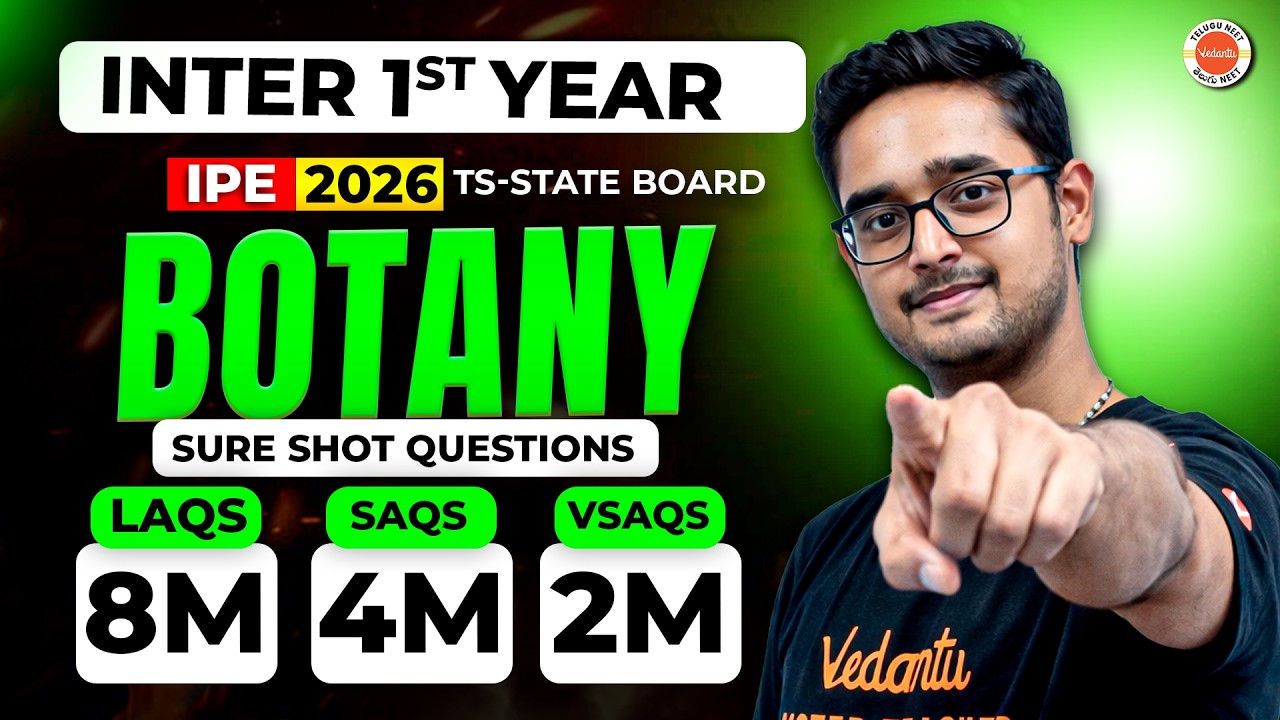 Botany One Shot for IPE 1st Year: Master 8M, 4M, 2M Questions🔥 | Don’t Miss Out | Ajay Kumar sir
