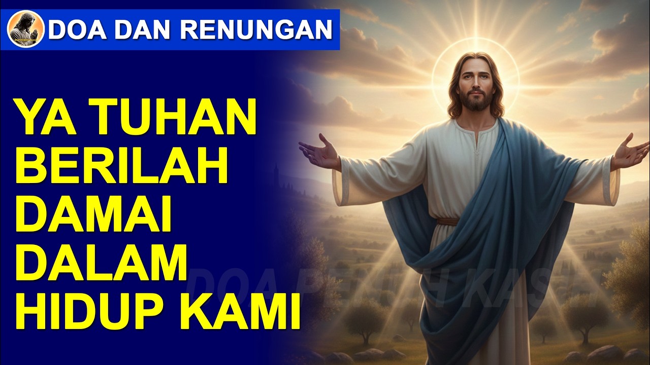 Ya Tuhan Berilah Damai Dalam Hidup Kami. Doa Dan Renungan Hari Ini.