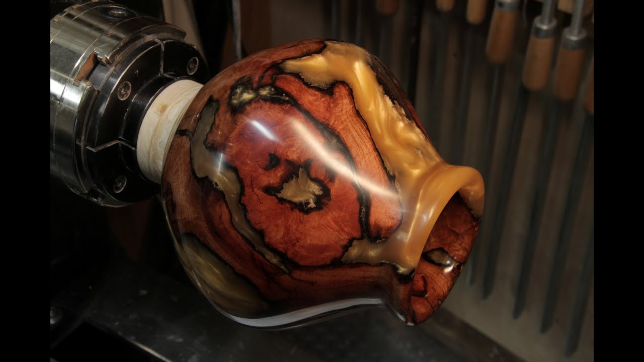 From Root to Beauty: Turning Manzanita Burl into a Stunning Epoxy Vase