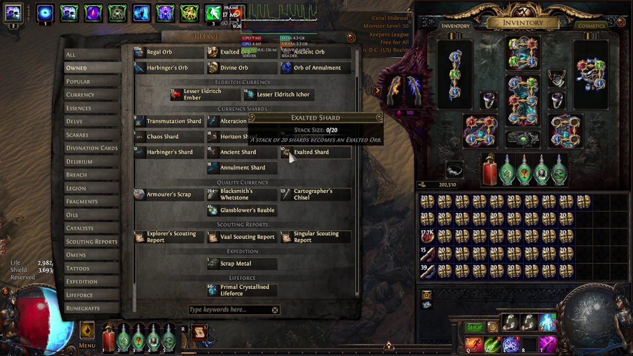 Time for Path of Exile, Power Siphon Trickster Heisting Day 8 POB:  