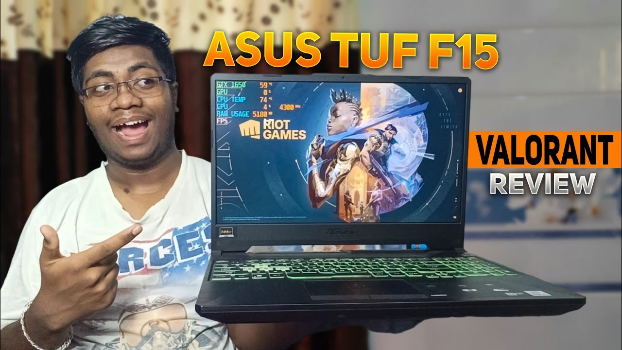 Asus Tuf F15 Valorant Test | Gaming Review , With Fps Meter !