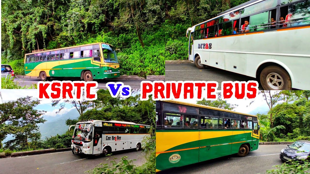 DIFFERENT DRIVING SKILLS🔥‼️KSRTC BUS 🆚 PRIVATE BUS AT HAIRPIN BEND WAYANAD GHAT, THAMARASSERY CHURAM