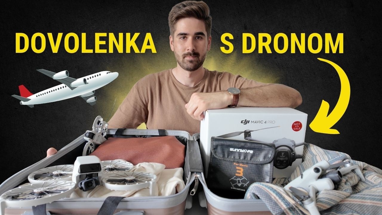 Cestovanie s dronom: Čo by si mal vedieť, pred tým ako vyrazíš na dovolenku?