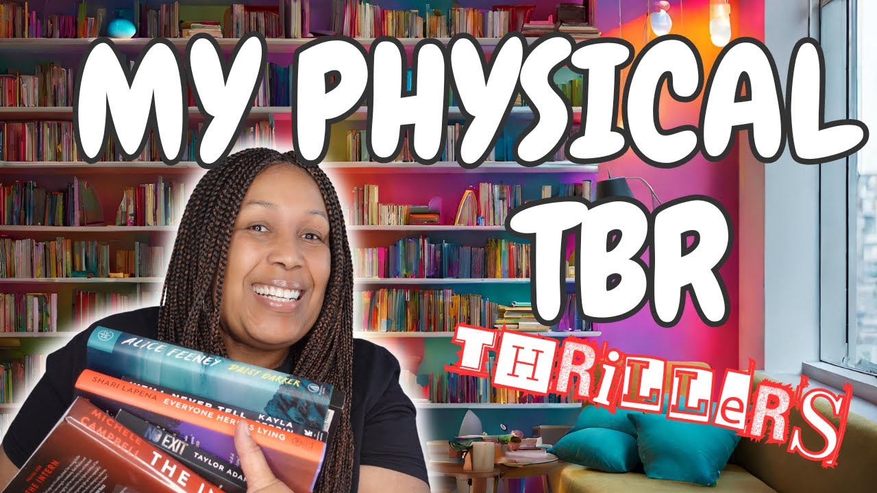 My Physical Thriller TBR 📚 | Every Book I Own But Haven't Read Yet 😬