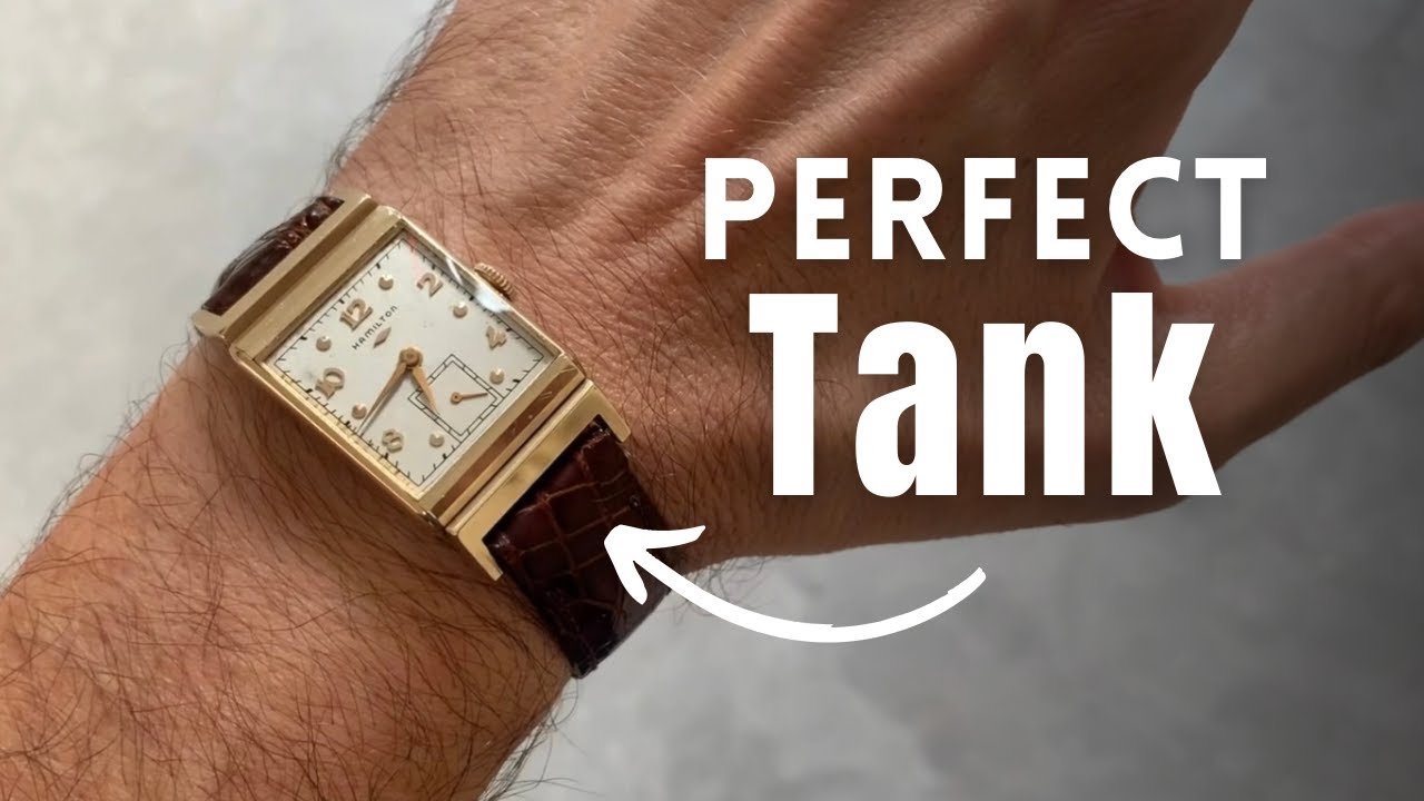 Обзор винтажных часов Hamilton Wesley. Классный ар-деко. (Альтернативы Cartier Tank Must Large Sm...