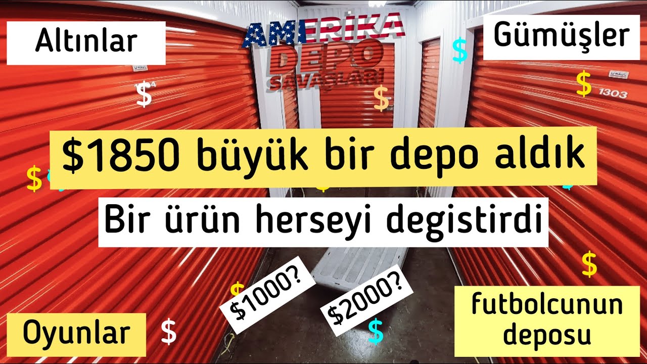 $1850 Büyük bir depo aldık / bir ürün herşeyi değiştirdi