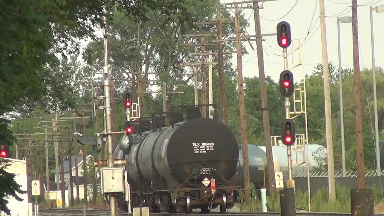 Eastbound to Southbound CSX Ethanol Train with CP Rail SD40s Part 3