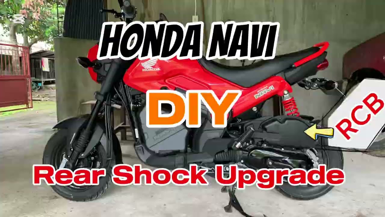 Honda Navi 2025 Rear Shock Upgrade(DIY)