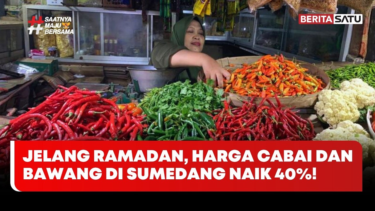 Jelang Ramadan, Harga Cabai dan Bawang di Sumedang Naik 40%! #beritasatu