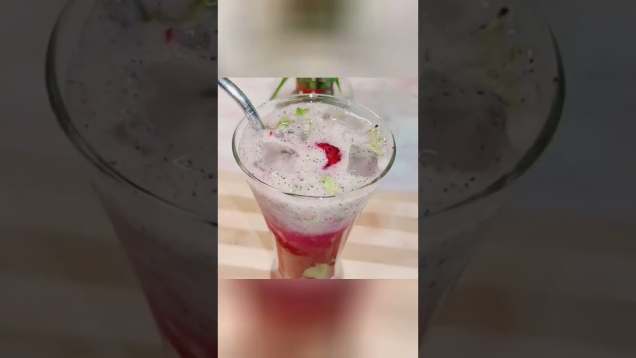 Dragon Fruit Fizz recipe by Cook With Rizvana 🥰 Checkout the full recipe on my youtube channel 🥰