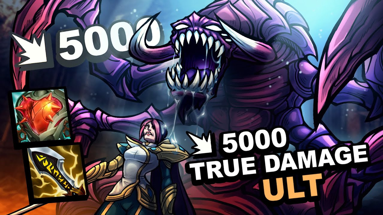 MOST BROKEN CHO GATH EVER, 5000 TRUE DAMAGE ON ONE BUTTON
