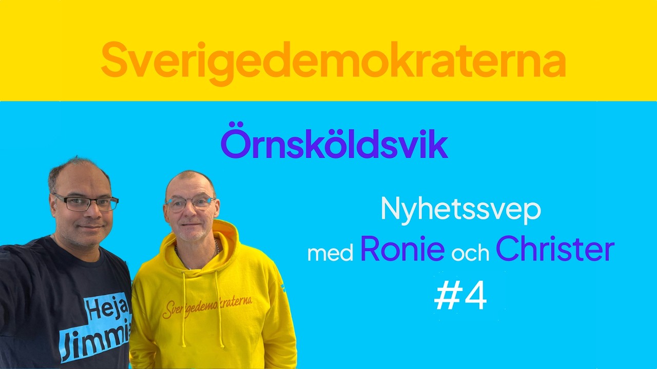 SD Örnsköldsvik #4 Nyhetssvep med Ronie och Christer