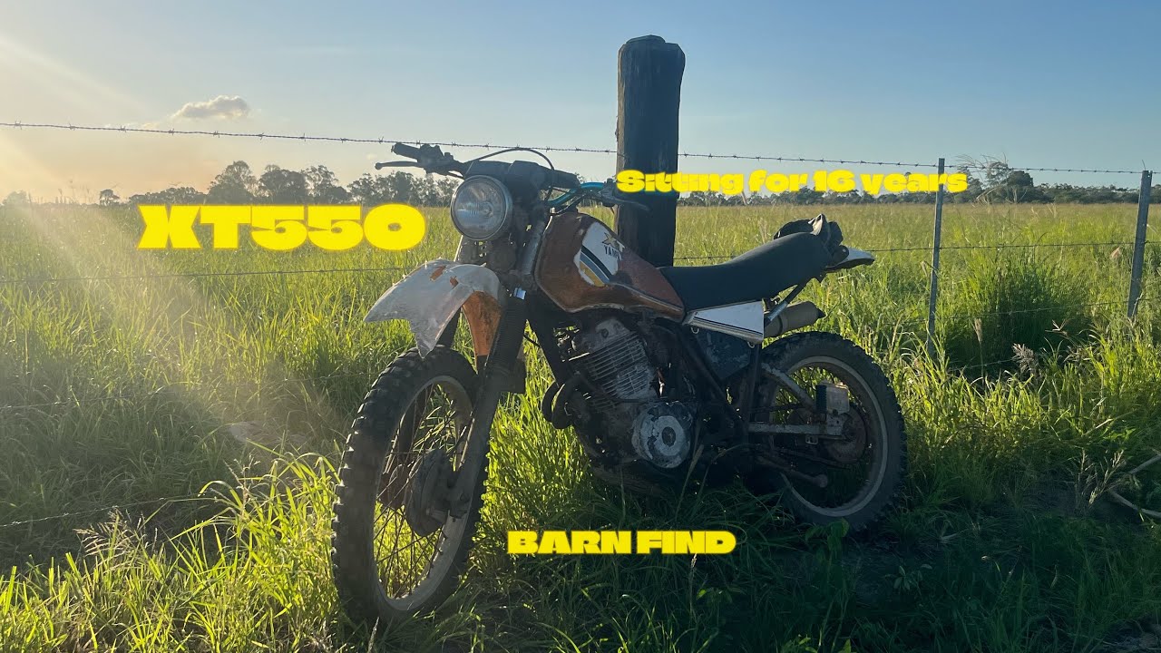 Will this Barn find XT550 Run & Ride after sitting for 16 years…?