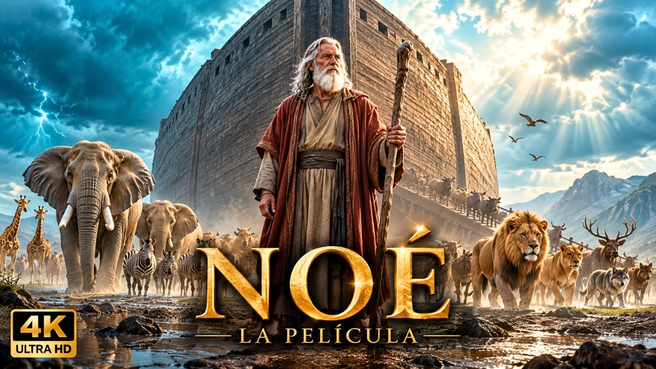 NO&Eacute; Y EL GRAN DILUVIO | Pel&iacute;cula Cristiana Completa en 4K