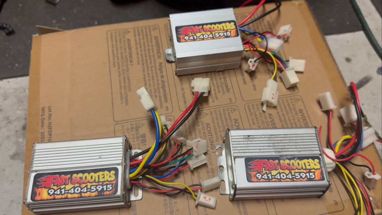 Fast Scooters Kits Explained In 5 Minutes - 3 Main Connections -36v or 48v -What I Do To Run A Lipo