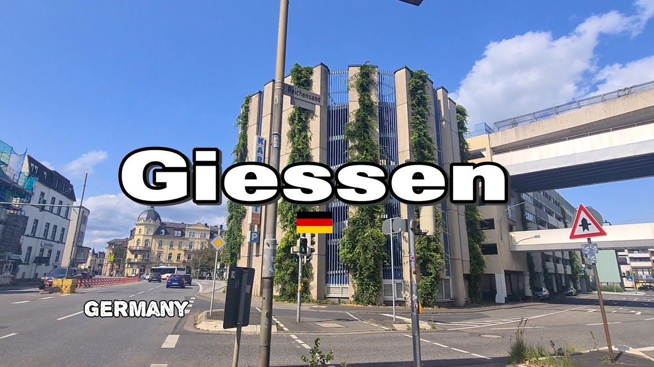 Giessen Germany 🇩🇪 Walking Tour, a Stroll Through Giessen: Discovering Gießen in Hesse
