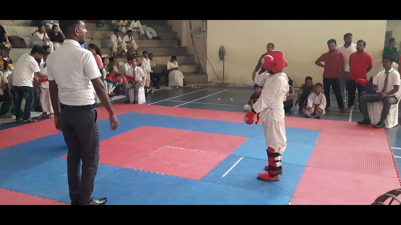 Aarav Talukdar(Red Corner) - Semi Final - 6th All Assam Karate Championship 30th July 2023