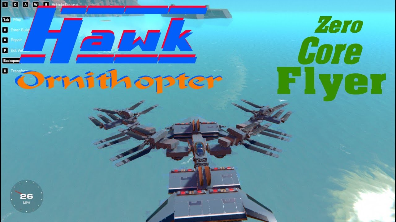 Fly Like A Hawk! New 0 Core Ornithopter and more! Trailmakers Creations by ThatDomGuy #57