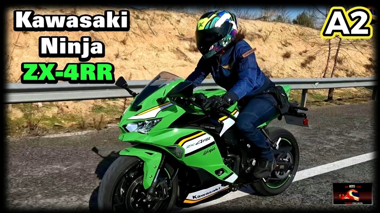 En moto con Elena Calleja: Prueba Kawasaki Ninja ZX-4RR 2025
