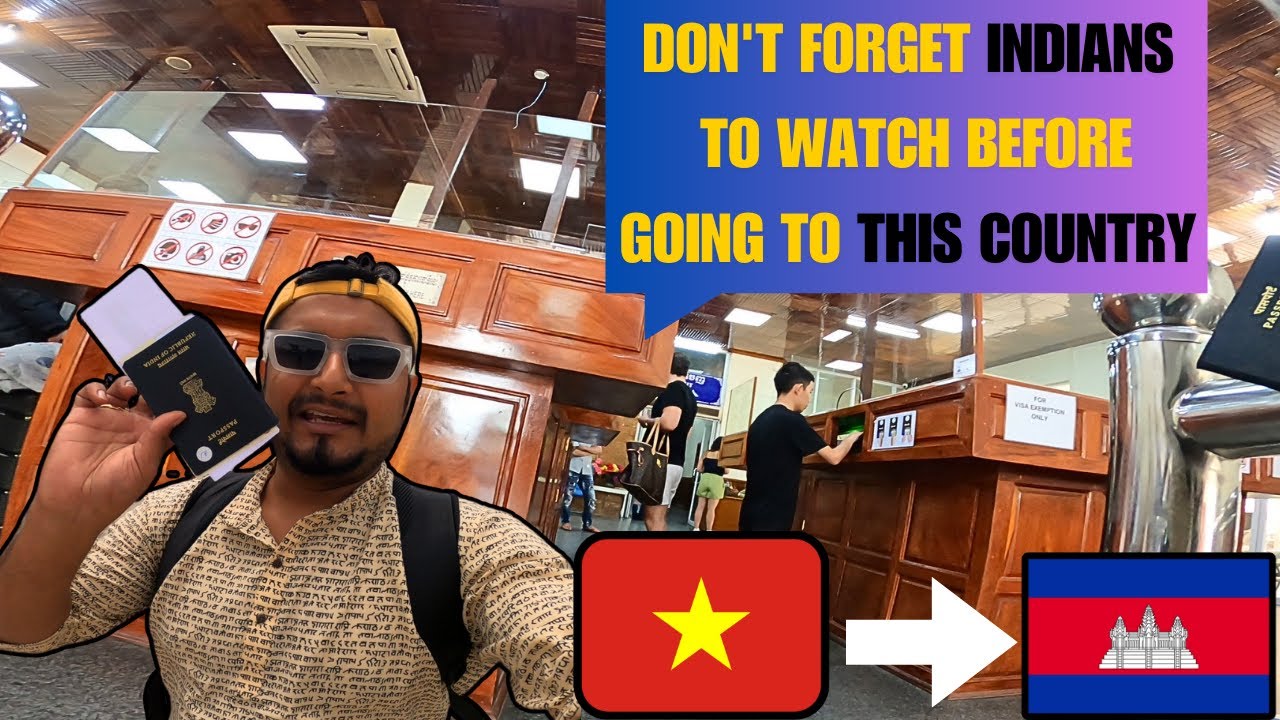 Ultimate Experience of Land Border Crossing From VIETNAM 🇻🇳 to CAMBODIA 🇰🇭 by Bus 2024