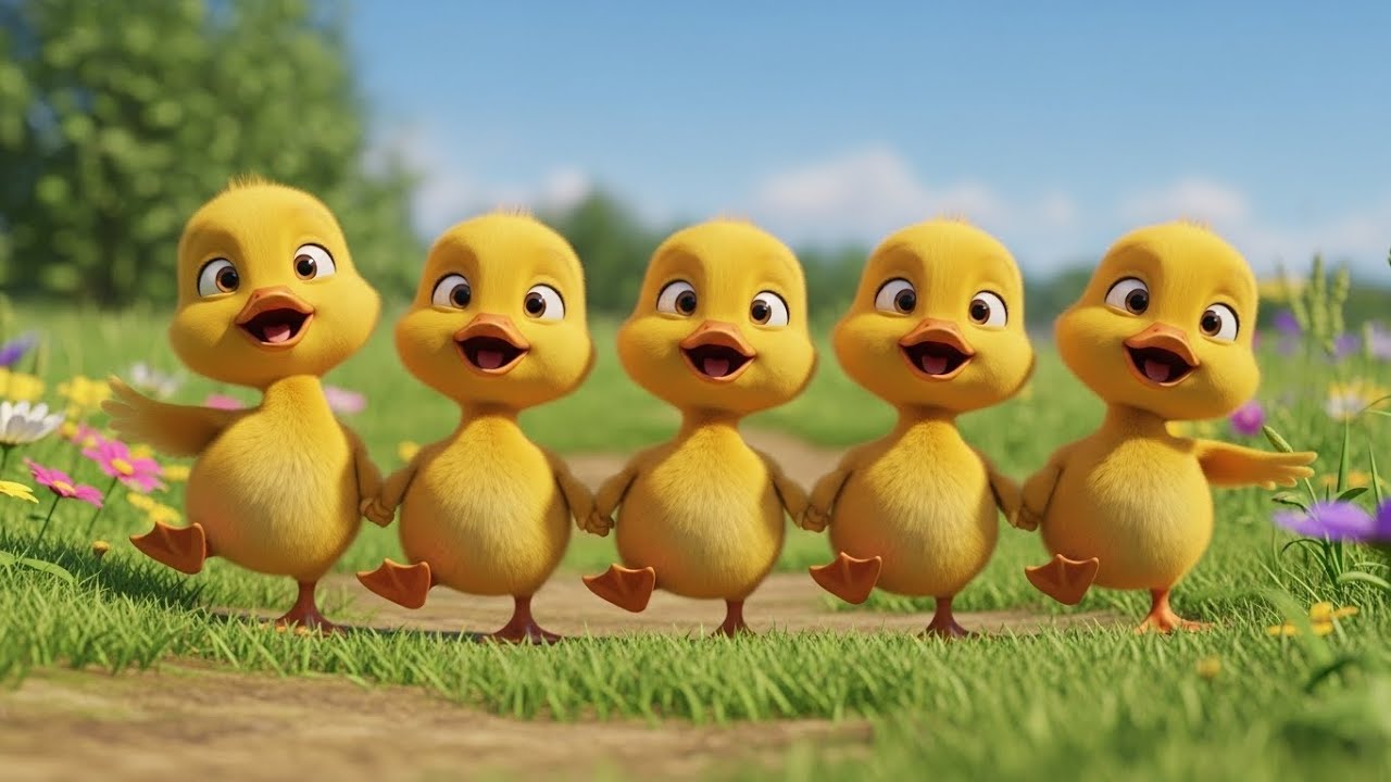 Пять маленьких утят находят дорогу домой 🦆🏠🌳 | Мультфильм для детей и весёлые приключения