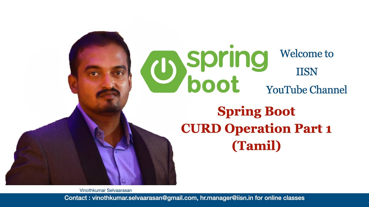 Spring Boot in Tamil Part 1 | Spring Boot CURD Operation in Tamil | Spring Boot Basics in Tamil