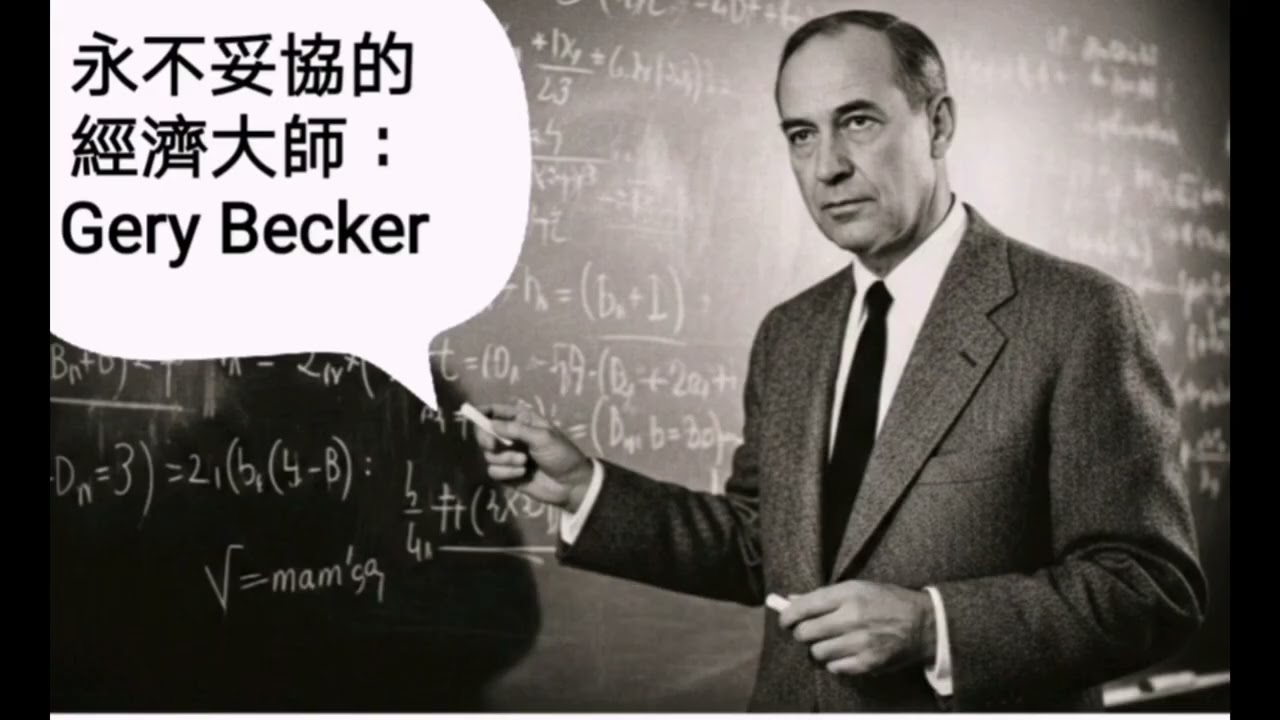 【大師領航】誰是蓋瑞·貝克？諾貝爾獎得主的傳奇人生：從歧視到犯罪，他如何用經濟學解構人類社會的底層邏輯？