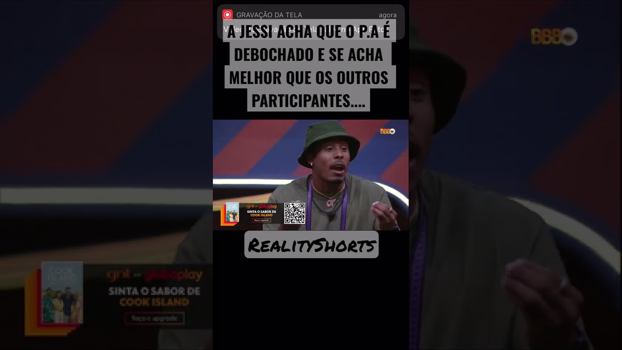 | A JESSI EST&Aacute; INCOMODADA COM O JEITO DO P.A !! | #bbb #bbb22